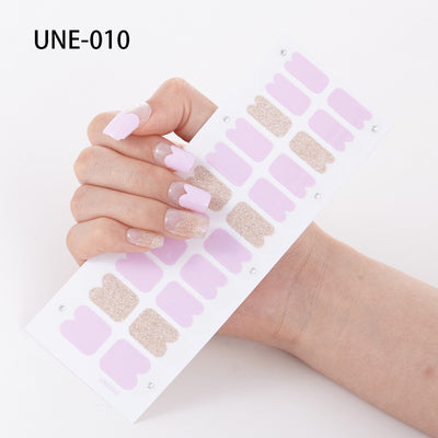 Pegatinas de Uñas 3D Navideñas Estilo Europeo - Impermeables y Desprendibles 22 Puntas - Image 10
