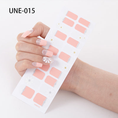Pegatinas de Uñas 3D Navideñas Estilo Europeo - Impermeables y Desprendibles 22 Puntas - Image 15