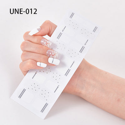 Pegatinas de Uñas 3D Navideñas Estilo Europeo - Impermeables y Desprendibles 22 Puntas - Image 12