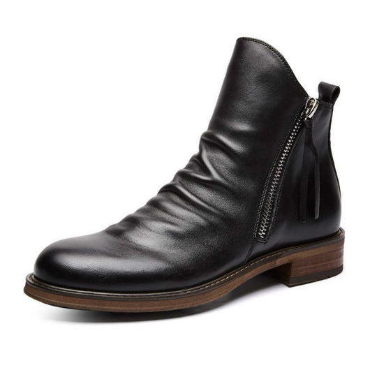 Botas Chelsea de Cuero para Hombre - Estilo Casual Versátil - Image 7