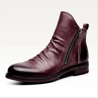 Botas Chelsea de Cuero para Hombre - Estilo Casual Versátil
