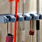 Soporte Organizador de Pared para Escobas y Trapeadores