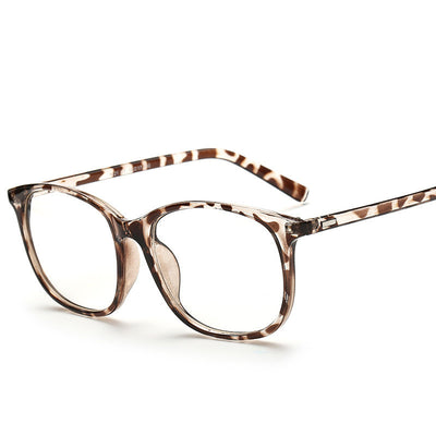Gafas Retro de Marco Grande Lentes Planas Unisex Estilo Estudiante - Image 9