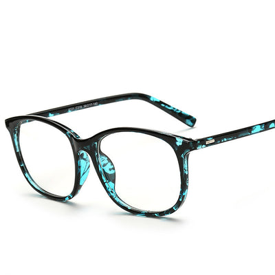 Gafas Retro de Marco Grande Lentes Planas Unisex Estilo Estudiante - Image 6