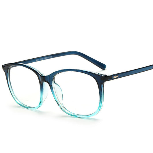 Gafas Retro de Marco Grande Lentes Planas Unisex Estilo Estudiante - Image 4