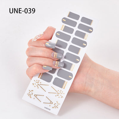 Pegatinas de Uñas 3D Navideñas Estilo Europeo - Impermeables y Desprendibles 22 Puntas - Image 39