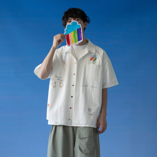 Playera Infantil con Diseño de Crayones Coloridos - Image 2