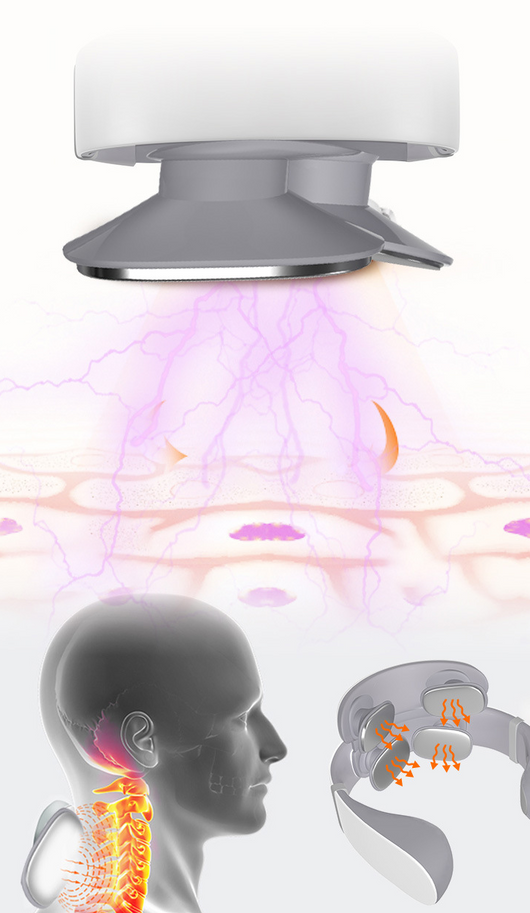 Masajeador Cervical Inalámbrico 4D Shiatsu para Dolor de Cuello - Image 11