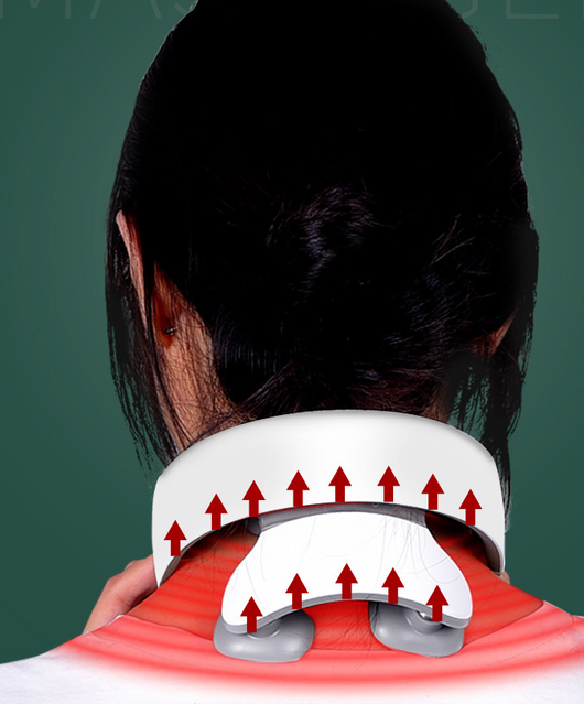 Masajeador Cervical Inalámbrico 4D Shiatsu para Dolor de Cuello - Image 12