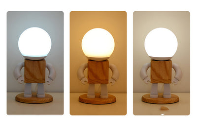 Lámpara de Escritorio Robot Luminoso - Luz Nocturna Decorativa para Dormitorio - Image 7