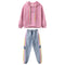 Conjunto Deportivo Niña Otoño Coreano - Sudadera con Capucha y Pantalón dos Piezas