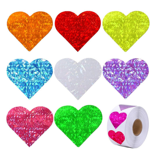 Pegatinas Adhesivas Corazones de Amor Multicolor para San Valentín - Image 2