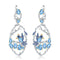 Aretes de Topacio Azul Natural en Plata 925 Esterlina - Joyería Artesanal para Mujer