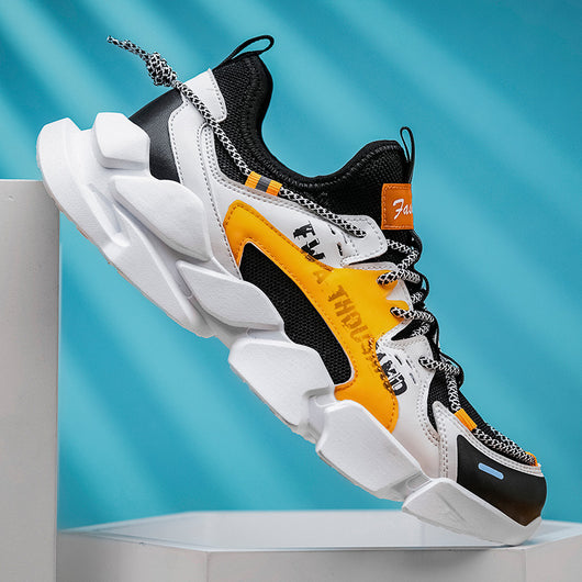Zapatos Deportivos Casuales para Hombre Malla Transpirable Estilo Coreano con Detalles Reflectantes - Image 2
