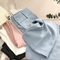 Pantalones Rectos Mujer Cintura Alta Estilo Coreano Primavera Verano Negro Ajustado Elegante