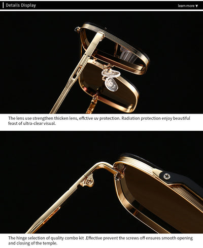 Gafas de Sol Retro Cuadradas de Gran Marco para Estilo Urbano - Image 6