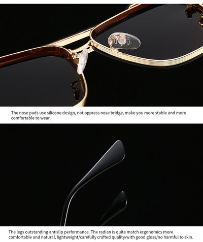 Gafas de Sol Retro Cuadradas de Gran Marco para Estilo Urbano - Image 9