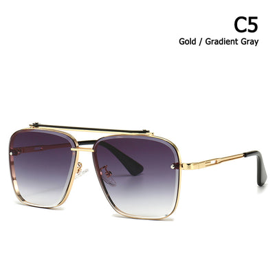Gafas de Sol Retro Cuadradas de Gran Marco para Estilo Urbano - Image 12