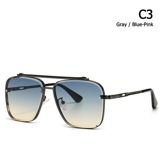 Gafas de Sol Retro Cuadradas de Gran Marco para Estilo Urbano - Image 2