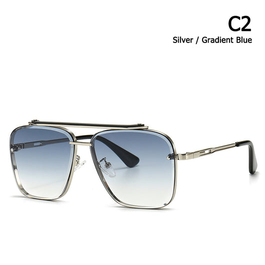 Gafas de Sol Retro Cuadradas de Gran Marco para Estilo Urbano