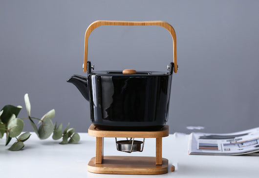 Juego de Té de Cerámica con Flores y Frutas, Tazas de Café, Tetera, Estilo Nórdico Europeo - Image 24