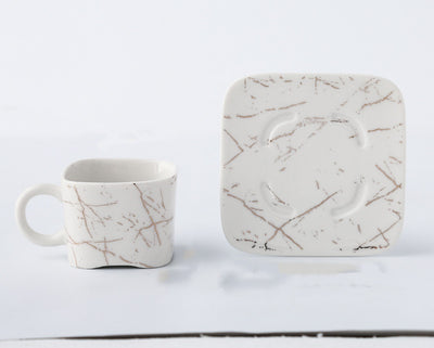 Juego de Té de Cerámica con Flores y Frutas, Tazas de Café, Tetera, Estilo Nórdico Europeo - Image 3