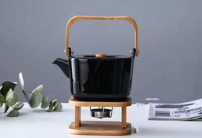 Juego de Té de Cerámica con Flores y Frutas, Tazas de Café, Tetera, Estilo Nórdico Europeo - Image 9