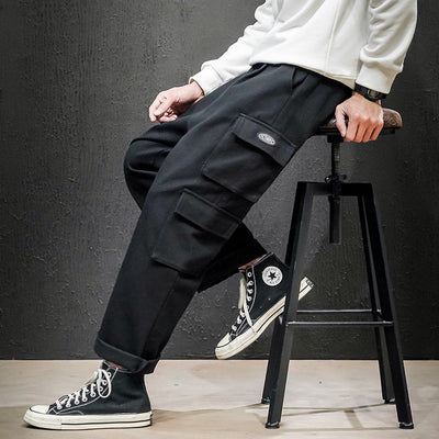 Pantalones Casuales Talla Grande con Bolsillos Amplios Corte Recto - Image 9