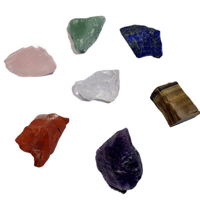 Piedras de Cristal Natural Chakra - Conjunto de Siete Chakras para Meditación y Sanación - Image 6