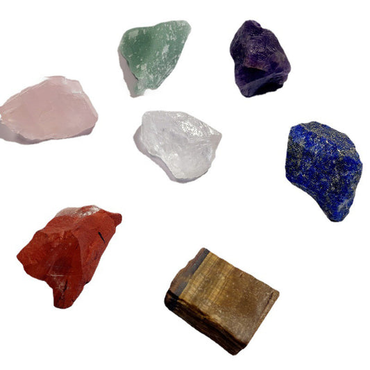 Piedras de Cristal Natural Chakra - Conjunto de Siete Chakras para Meditación y Sanación - Image 2