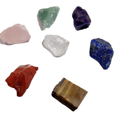 Piedras de Cristal Natural Chakra - Conjunto de Siete Chakras para Meditación y Sanación - Image 2
