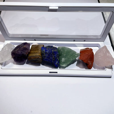 Piedras de Cristal Natural Chakra - Conjunto de Siete Chakras para Meditación y Sanación - Image 4