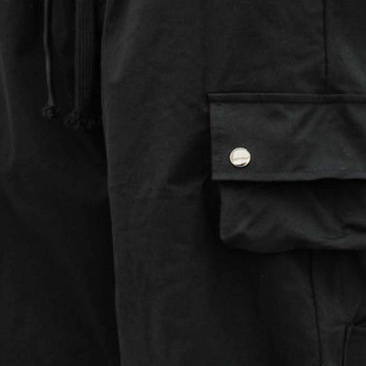 Pantalones Deportivos Overol Hombre Corte Recto Suelto Negro Estilo Casual Americano - Image 6