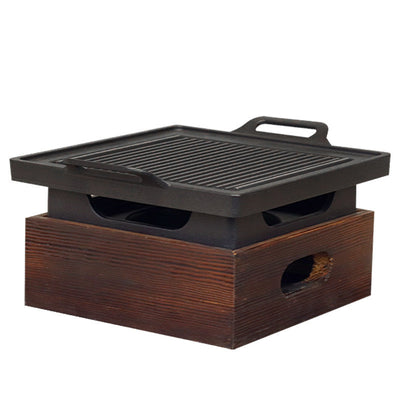 Parrilla Coreana sin Humo con Base de Madera - Image 9