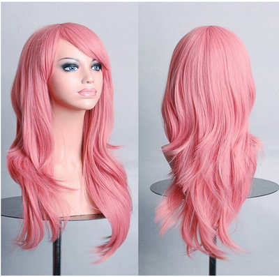Peluca Cosplay Anime Larga Multicolor - Estilo Europeo y Americano - Image 13