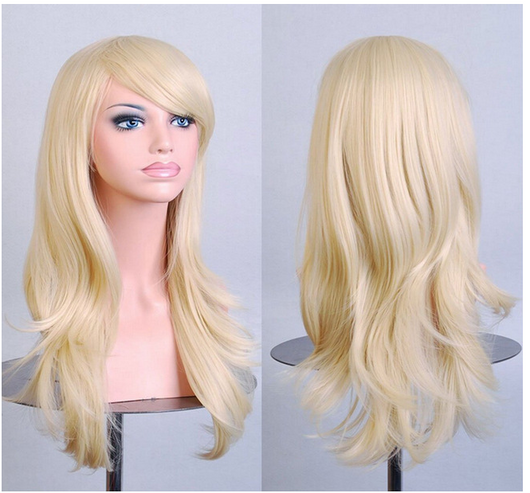 Peluca Cosplay Anime Larga Multicolor - Estilo Europeo y Americano - Image 22