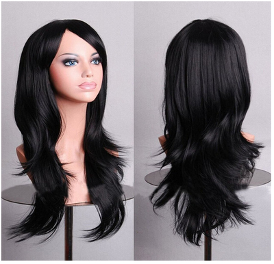 Peluca Cosplay Anime Larga Multicolor - Estilo Europeo y Americano - Image 16