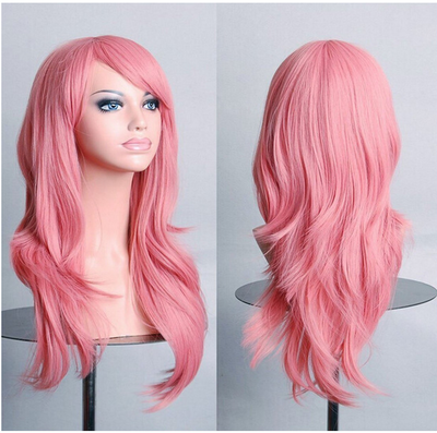 Peluca Cosplay Anime Larga Multicolor - Estilo Europeo y Americano - Image 3