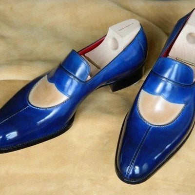 Zapatos Casuales Hombre Tacón Bajo Boca Abierta
