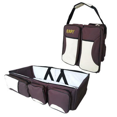 Bolsa Convertible para Mamá con Cuna Plegable - Mochila Multifuncional Gran Capacidad - Image 5
