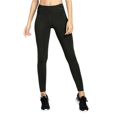Pantalones Yoga Mujer Ajustados de Talle Alto - Secado Rápido y Control Abdominal - Image 5