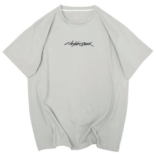 Camiseta Reflectante Estampada Manga Corta Hombre Cuello Redondo Hip-Hop - Image 6