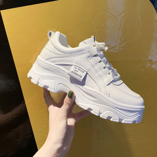 Zapatillas Daddy Shoes Blancas Transpirables - Malla Ligera para Primavera y Verano