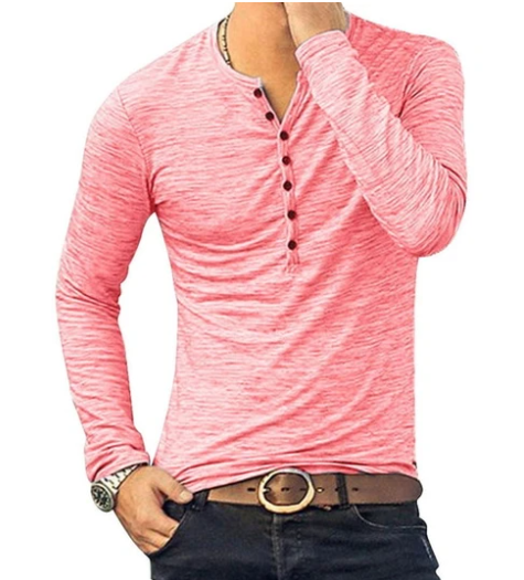 Camiseta Manga Larga Slim Fit para Hombre - Image 4