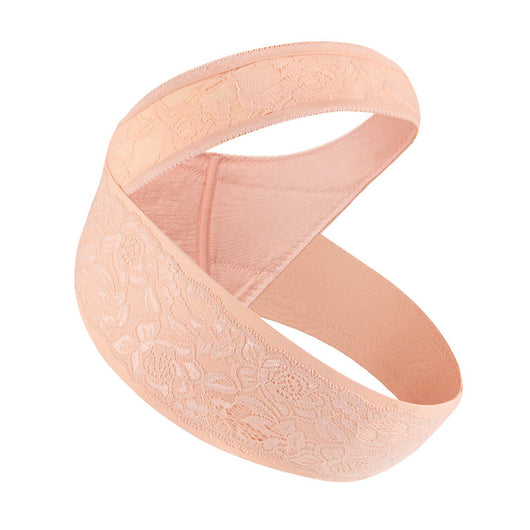 Adjustable prenatal pregnancy belt in skin tone with lace detail, designed for belly support. - Image 9