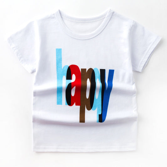 Playera de Algodón para Niño - Manga Corta Ligera y Fresca - Image 2