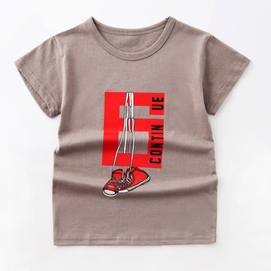 Playera de Algodón para Niño - Manga Corta Ligera y Fresca - Image 6