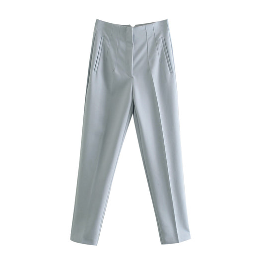 Pantalones de Trabajo Elegantes Cintura Alta para Mujer - Ajuste Slim Fitness - Image 11