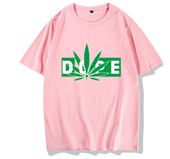 Camiseta Hip Hop Hoja de Cáñamo Estilo Urbano para Hombre - Image 2