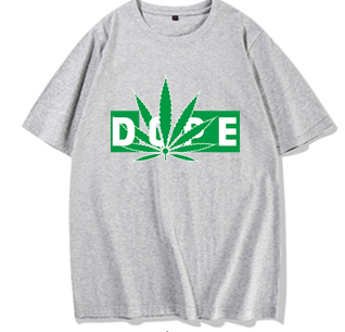 Camiseta Hip Hop Hoja de Cáñamo Estilo Urbano para Hombre - Image 3